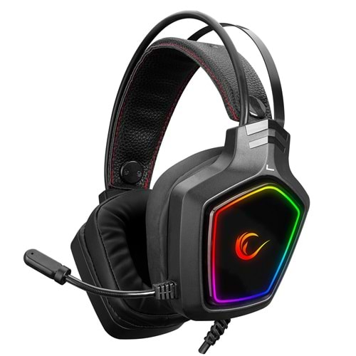 Rampage X-RANGER Siyah 7.1 Surround Sound System RGB Ledli Mikrofonlu Oyuncu Kulaklığı