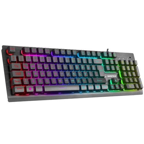 Rampage MIRACLE K2 Siyah USB RGB Aydınlatmalı Q Standart Gaming Oyuncu Klavyesi