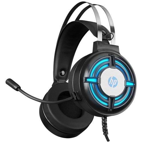 HP H120G Siyah Işıklı Mikrofonlu Kulaklık