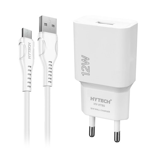 Hytech HY-XT50 12W 5V 2.4A Beyaz Ev Şarj Adaptör