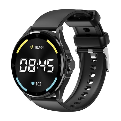 S-link W02 DaFit Uyumlu+ Bluetooth 1.28 Ekran 200mAh Bataryalı Siyah Akıllı Saat/ Smart Watch