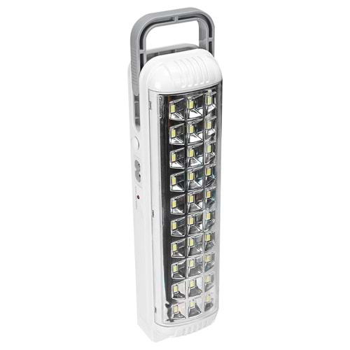 S-link SL-3652 Beyaz 40 SMD Ledli 4V 1000mAh Şarjlı Acil Durum Işıldağı