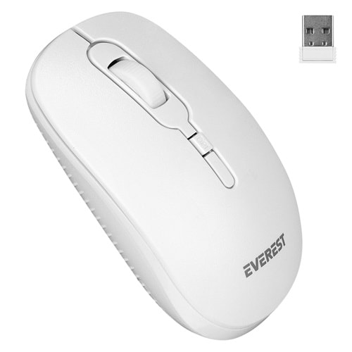 Everest SMW-89 Usb Beyaz 2.4Ghz Kablosuz Mouse