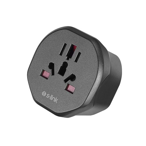 S-link SL-WL07 Universal - İngiliz Çevirici Priz Adaptör