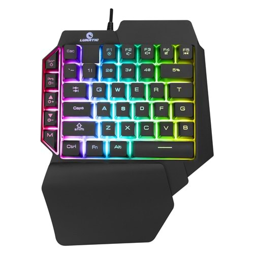 Lunatıc RGB KB-L24 Mekanik Hisli Mini Pubg Oyuncu Klavyesi