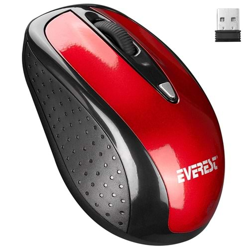 Everest SM-901 Kırmızı 2.4Ghz Optik Kablosuz Mouse