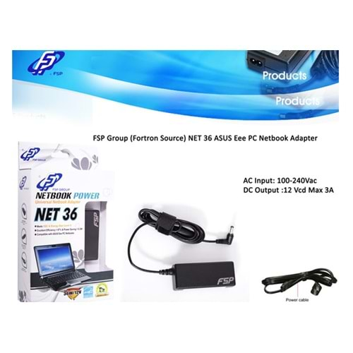 Fsp NET36 36W Asus Notebook Standart Adaptör