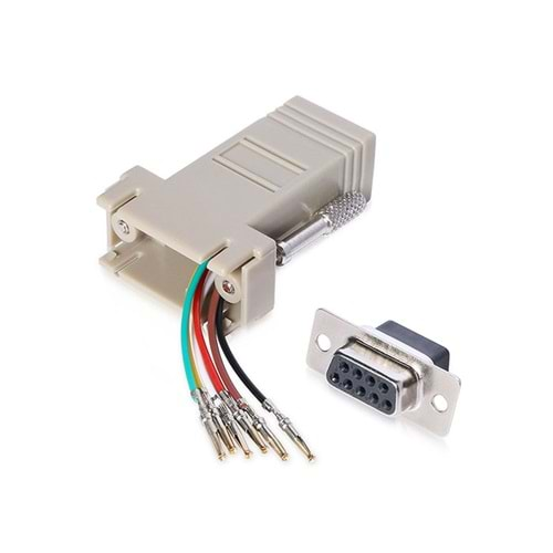 S-link SL-DB910 DB9-MALE TO RJ11/12 Modular Adaptör