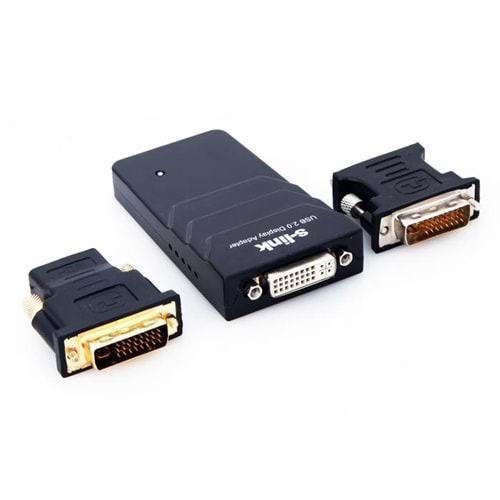 S-link SL-UD443 Usb To DVI+VGA Adaptör