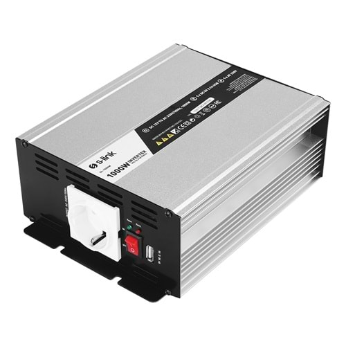 S-link SL-1000W 1000W DC12V-AC230V İnverter