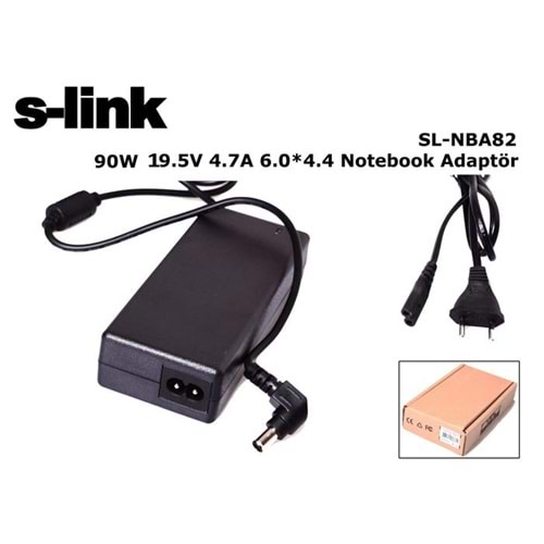 S-link SL-NBA82 90W 19.5V 4.7A 6.0*4.4 Sony Notebook Standart Adaptör