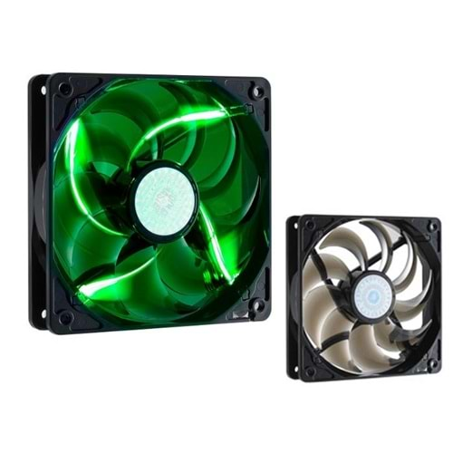 Cooler Master R4-L2R-20AG-R2 120*120*25mm SickleFlow 120 Yeşil LED Kasa Fanı