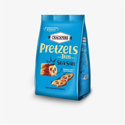 CRACKFERS DENİZTUZLU PRETZEL KRAKER 12x200g