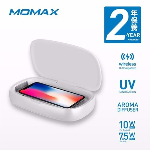 Momax Q.Uv Box Wireless Charging + UV Sanitising Box