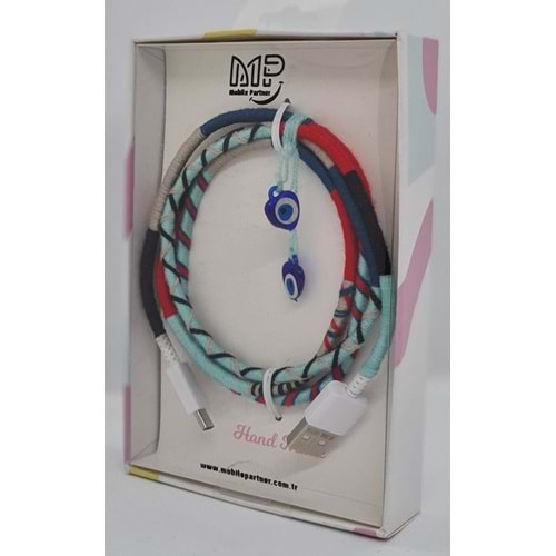 MP Hand Made Cable TYPC - Red& Blue