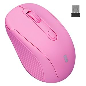 Everest SM-300 Usb Pembe 4D Optik Alkalin Pil Kablosuz Mouse