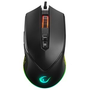 Rampage SMX-R43 X-GRIND Usb Siyah 6400 Dpi RGB Led Efektli Gaming Oyuncu Mouse