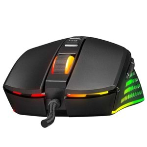 Rampage SMX-R43 X-GRIND Usb Siyah 6400 Dpi RGB Led Efektli Gaming Oyuncu Mouse