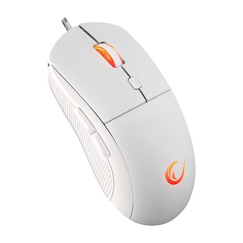 Rampage RADIANT M1 Makrolu Beyaz 7200 dpi RGB Aydınlatmalı Gaming Oyuncu Mouse