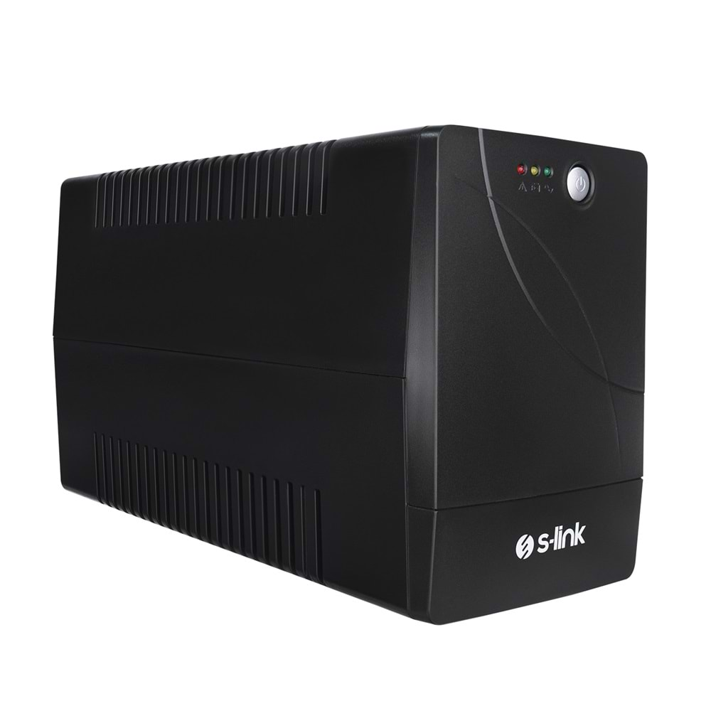 S-link FORCE U15 1500VA 12V9Ah*2 900W Siyah Line-Interactive Kesintisiz UPS Güç Kaynağı