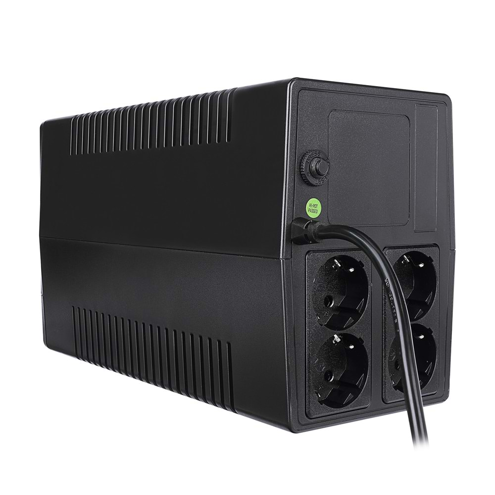 S-link FORCE U15 1500VA 12V9Ah*2 900W Siyah Line-Interactive Kesintisiz UPS Güç Kaynağı