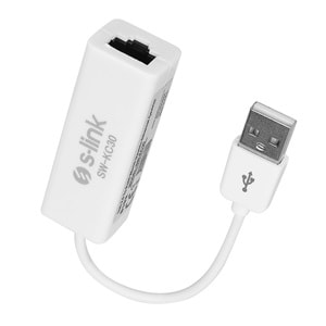 S-link SW-KC30 Usb 2.0 To RJ45 Win10 Uyumlu Ethernet Çevirici