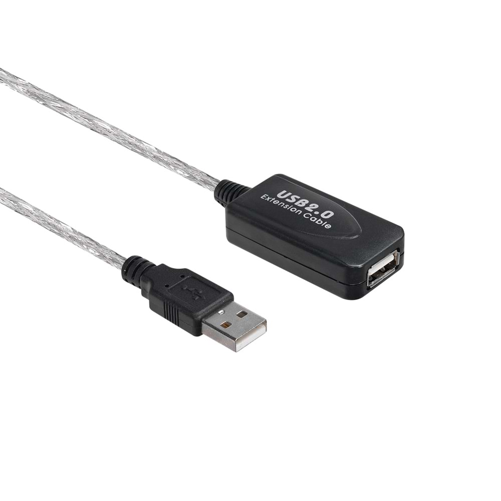 S-link SW-SGG45 Usb2.0 15m Şeffaf Uzatma Kablo